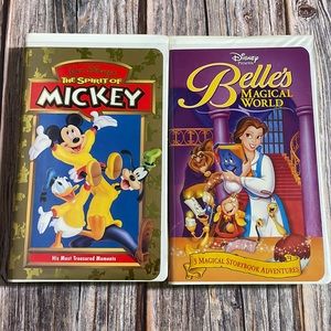 Bundle of 2 Disney VHS Tapes